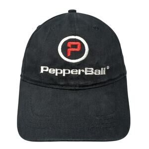 Pepper Ball Strapback Baseball Cap Black One Size Adjustable Embroidered AMC